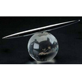 Optical Crystal Globe Spinning Pen Set